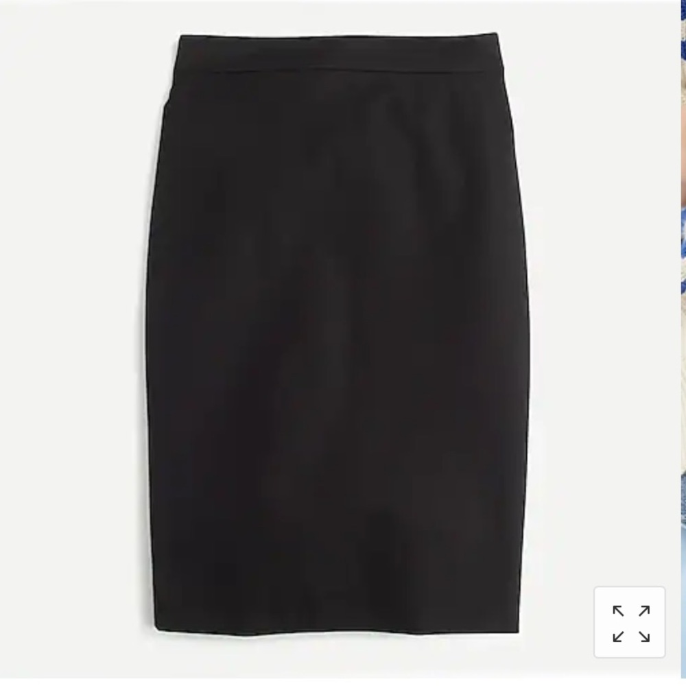 NWT J. Crew black pencil skirt! Never worn!